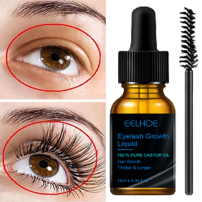 

Fast Eyelash Growth Serum Natural Eyelashes Eyebrows Enhancer Longer Thicker Fuller Lashes Lift Treatments Eye Care Product 10ml