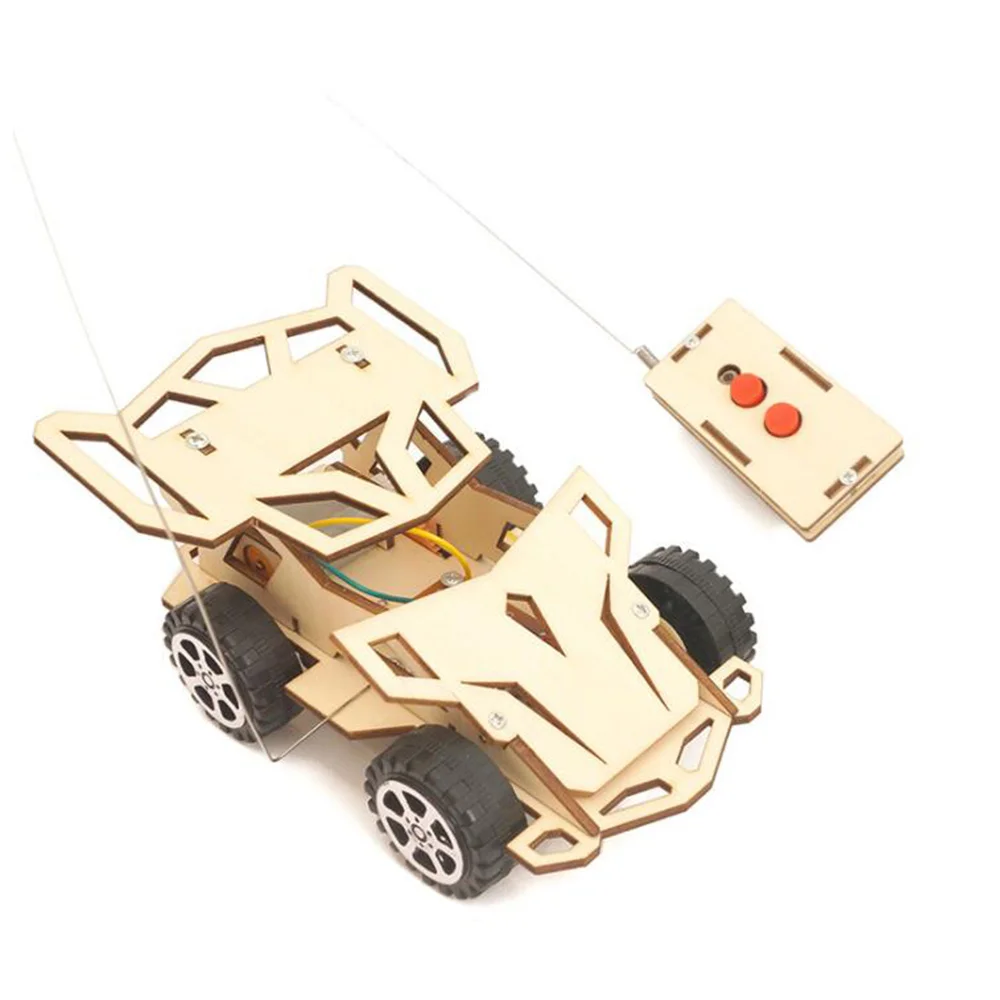 

STEM Toys Science Project Education Diy Kit Wireless 4WD Remote Control Car Model Scientific Experiment Toys Kits