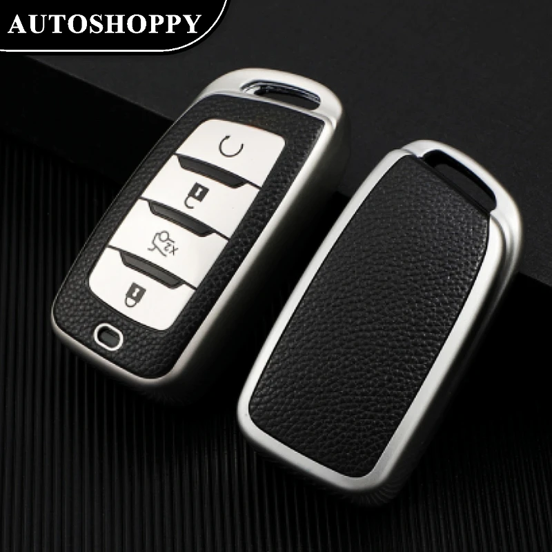 

Auto Leather Key Protector For Changan CS85 CS35 plus CS25 CS95 CS85 Soft TPU Car Remote Key Case Cover Bag Shell Fob Holder