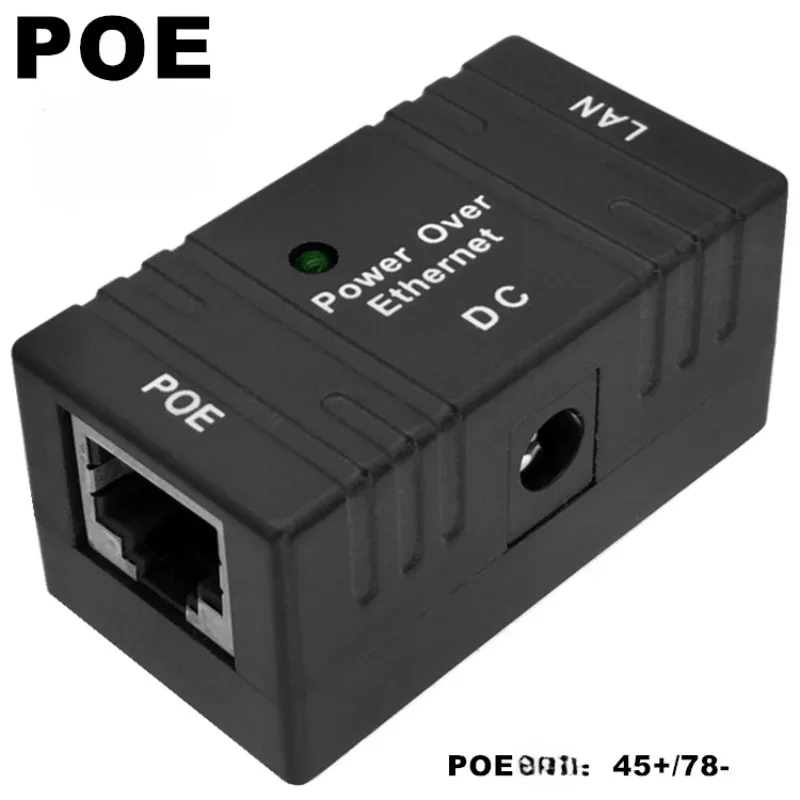 

1000/100 Mbps 5V 12V 24V 48V/1A POE Injector Power Splitter for IP Camera POE Adapter Module Accessories