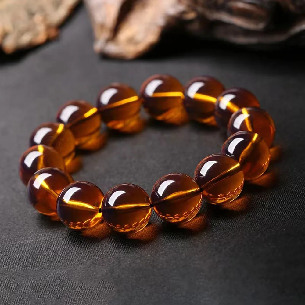 Купи Natural Baltic Amber Elastic Bracelet Women Men Golden Ambers Bead Mala Beaded Amulet Bracelets Fashion Lovers Bracelet Jewelry за 682 рублей в магазине AliExpress