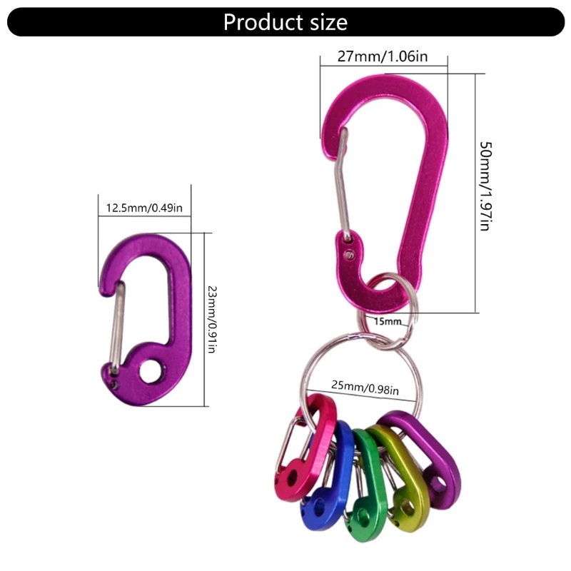 Маленькие тяжелые брелки с зажимом для предотвращения потери быстросъемные