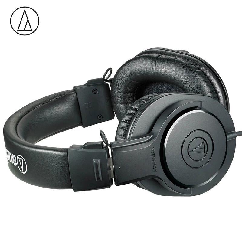 

Original Audio Technica Liron Triangle ATH-M20X Computer PC Head-mounted Professional Recording Monitor Headphones Earphone