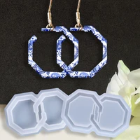 earrings diy resin epoxy mold homemade simple earring pendant resin molds silicone mold jewelry art supplies