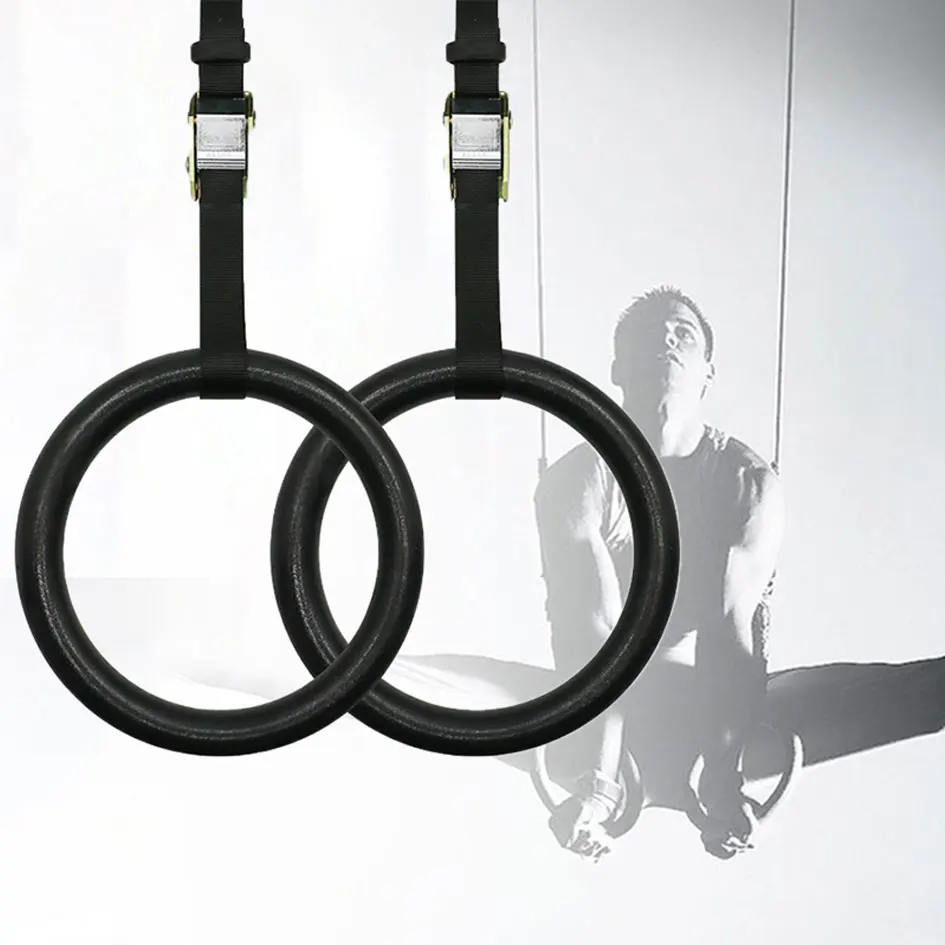 

ABS Gymnastic Rings Adjustable Pull Up Gymnastics Training Fitness Rings High Quality Suit Home Stretch Sport Exercise Equipment