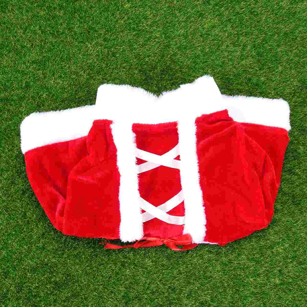 

1 Pc Christmas Dog Dress Dog Skirt Puppy Costume for Winter Party