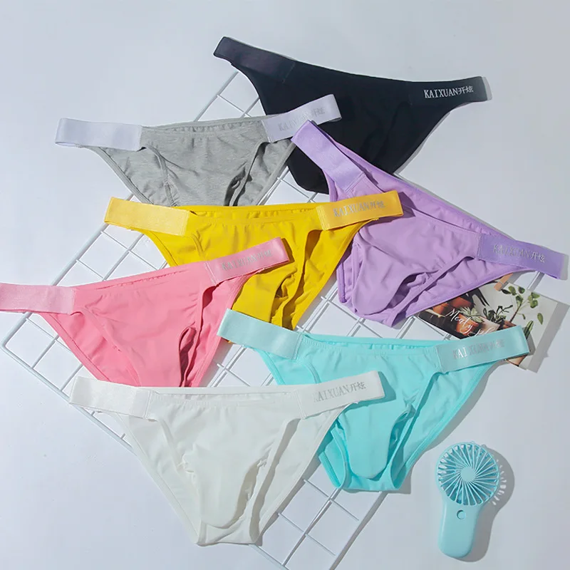 

Cotton Elephant Underwear Men's Briefs Sexy Low Waist Bullet Style Separation Sexy Elephant Nose Breathable Shorts Gay Panties