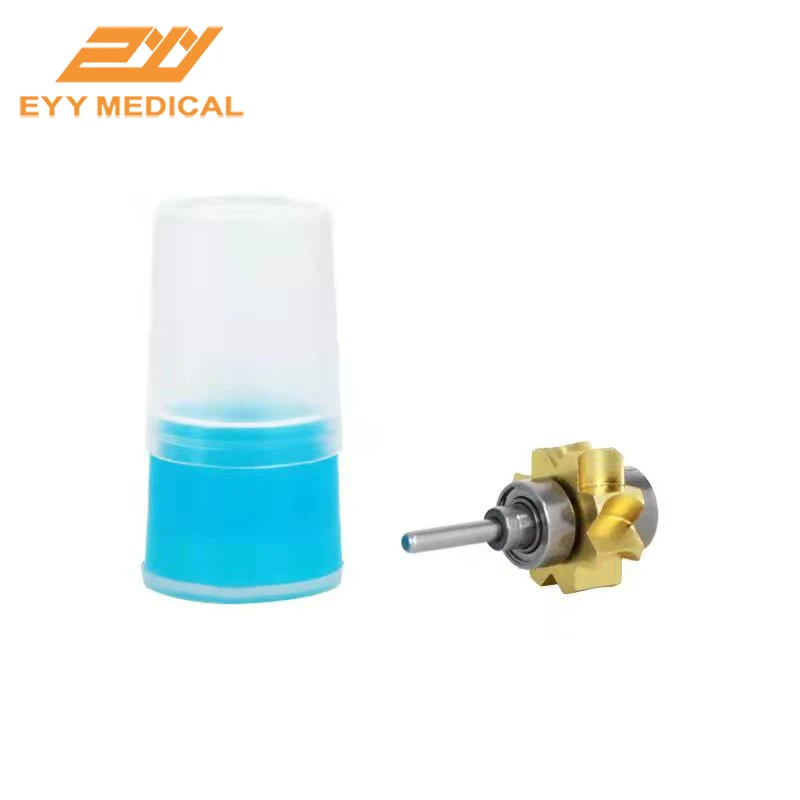 EYY Dental LED High Speed Handpiece Self-powered Air Turbine Dental Handpiece Standard 2/4Holes with a Cartirdge Rotor