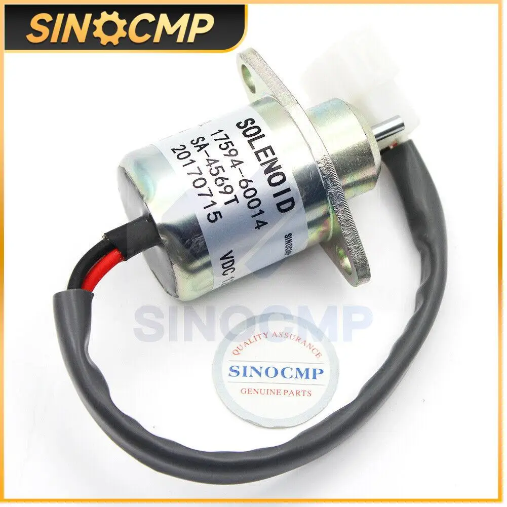 Соленоид 1503ES-12A5UC5S 17454-60010 SA-4569-T 16616-60010 для Kubota D905 12 В с гарантией 3 месяца