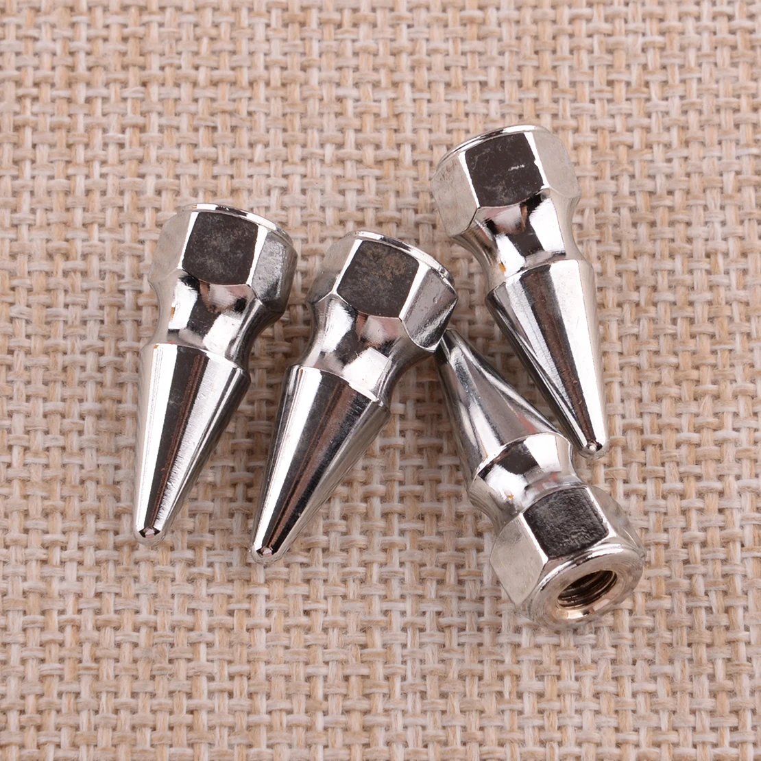 4 шт./компл. M6x1.0 хромированная крышка клапана с шипами гайки болты подходят для