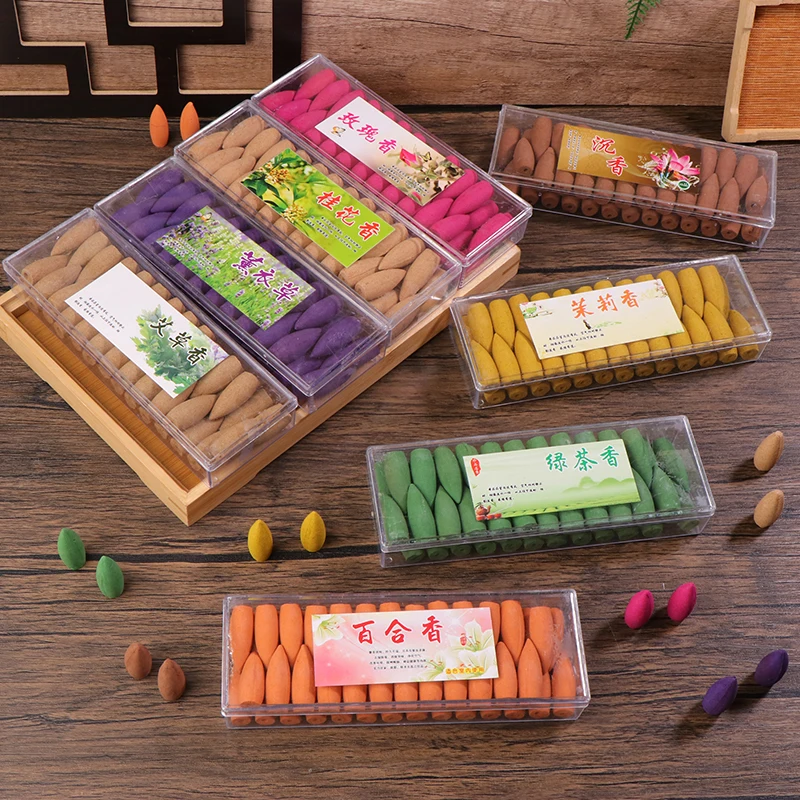 50 капсул/коробка ароматические конусы из сандалового дерева