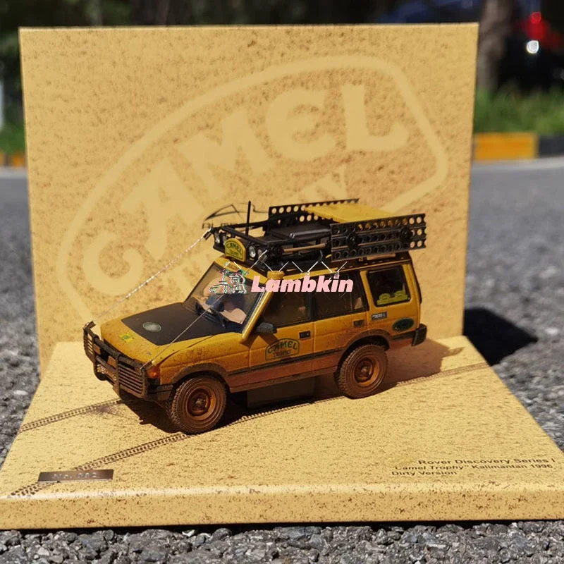 Почти настоящий 1:43 для Range Rover Discovery первого поколения Camel Cup Kalimantan Station 1996 модель