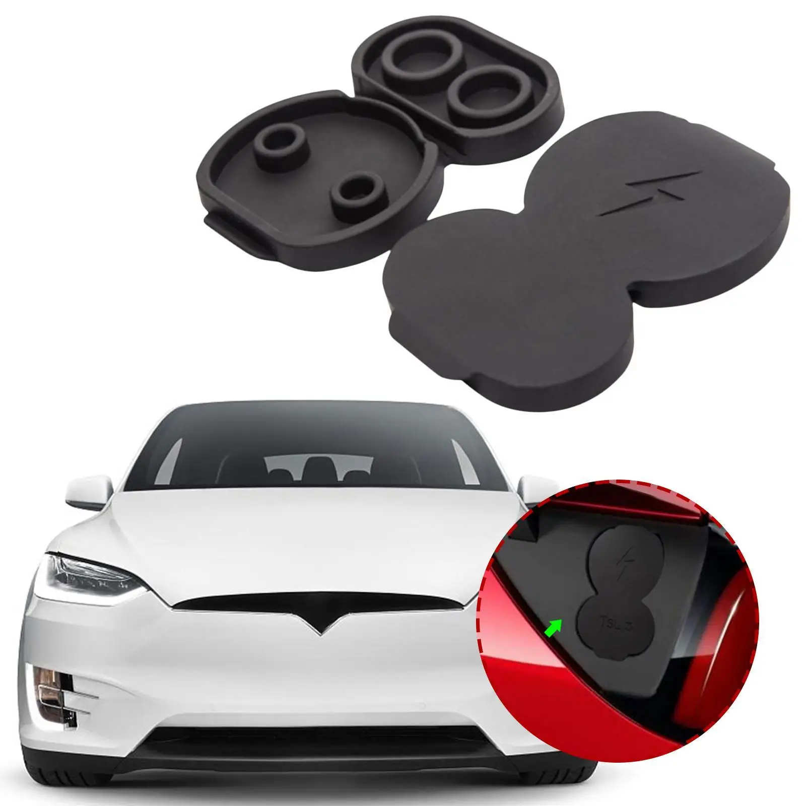 

Аксессуары для Tesla Model 3 штепсельная вилка Европейского/американского стандарта автомобильный зарядный порт водонепроницаемый пылезащитный чехол Автомобильная модель Y Модель 3 Аксессуары