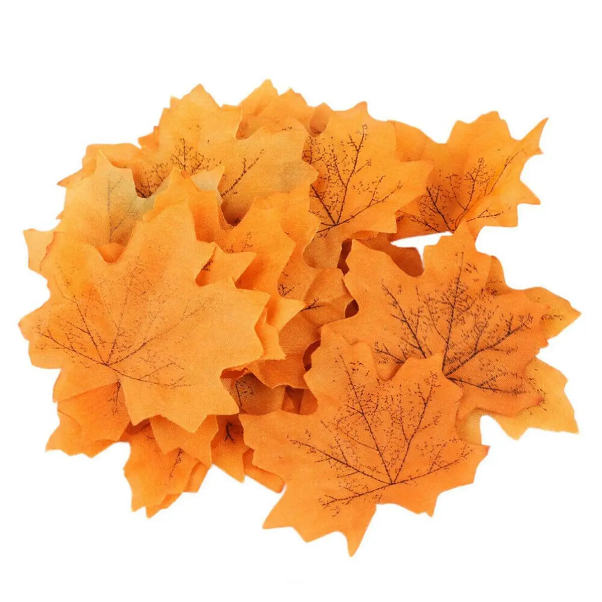

100/200Pcs Autumn Artificial Maple Leaf Fall Fake Silk Leaves Wedding Party Decor Artificial Plants Home Decorations Festive