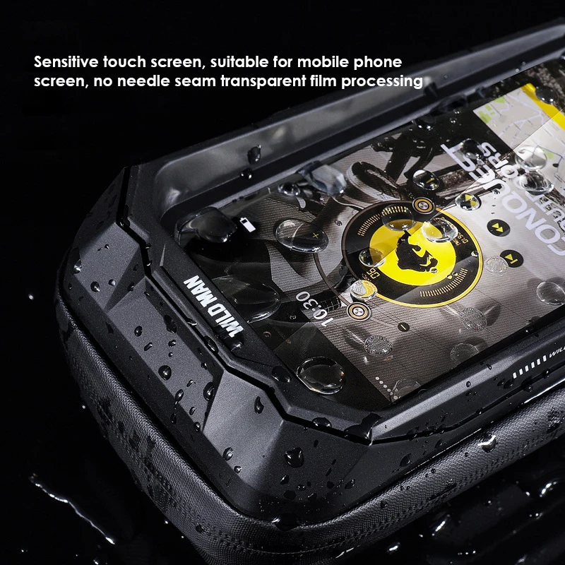 

Сумка на верхнюю трубу, жесткий корпус, Сумка с углеродными линиями для чувствительных сенсорных экранов, Сумка с передним пучком, двухслой...