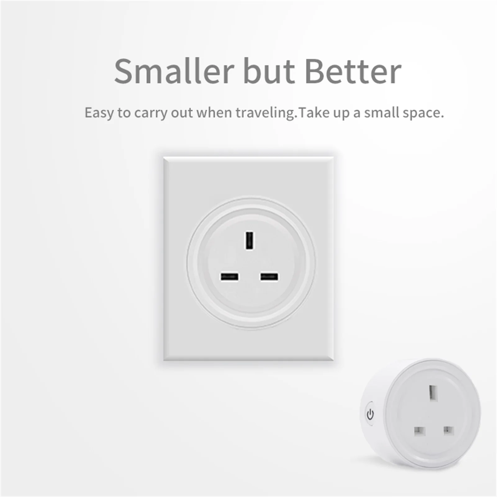 

Умная розетка с Wi-Fi для умного дома, работает с голосовым дистанционным управлением Alexas и функцией таймера, не требуется концентратор, совме...