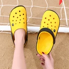 Сандалии унисекс пляжные, повседневная обувь для улицы, без застежки, тапки для сада, лето 2022