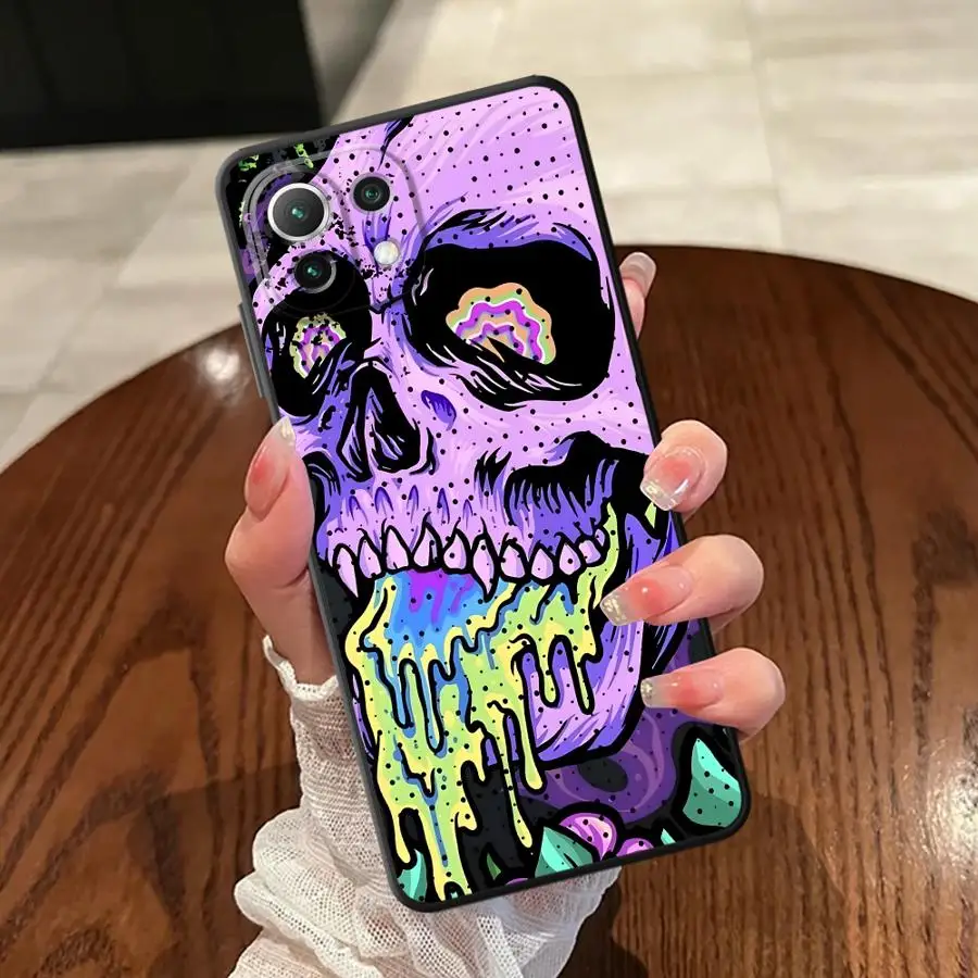 Фото Чехол для телефона Gluo Skull для Xiaomi Mi 17 Pro Max 10T 17T 14 12 11T 13 Lite 11 15T 12X 12T №1