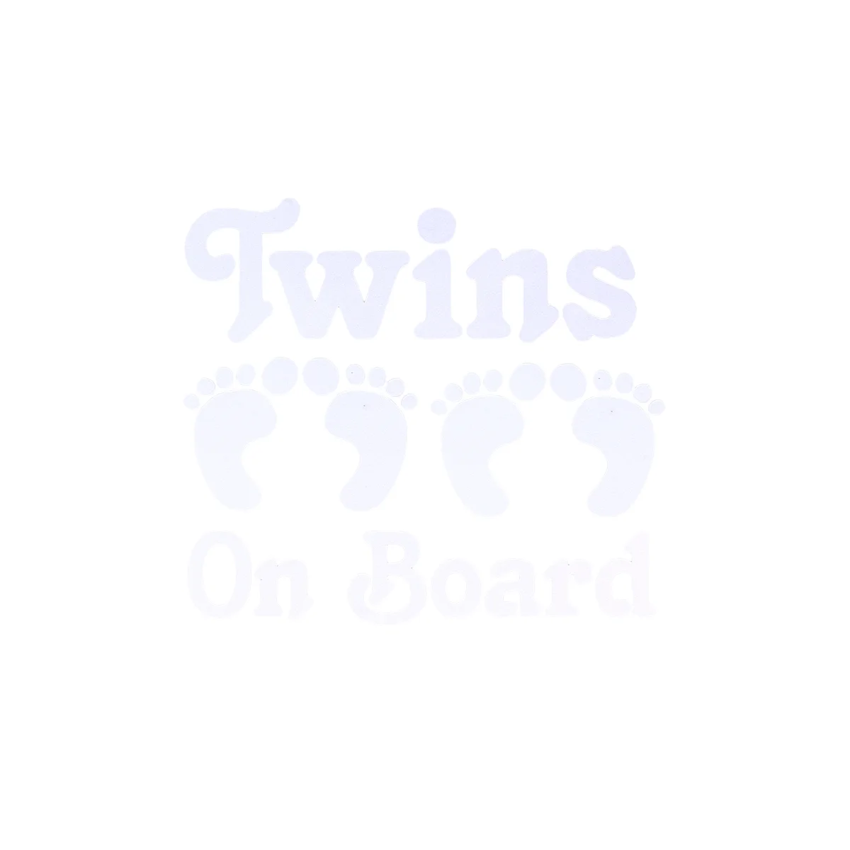 

Auto Reflective Decal Footprint Pattern Sticker Vinyl Sticker Decal Bumper Sticker (White)