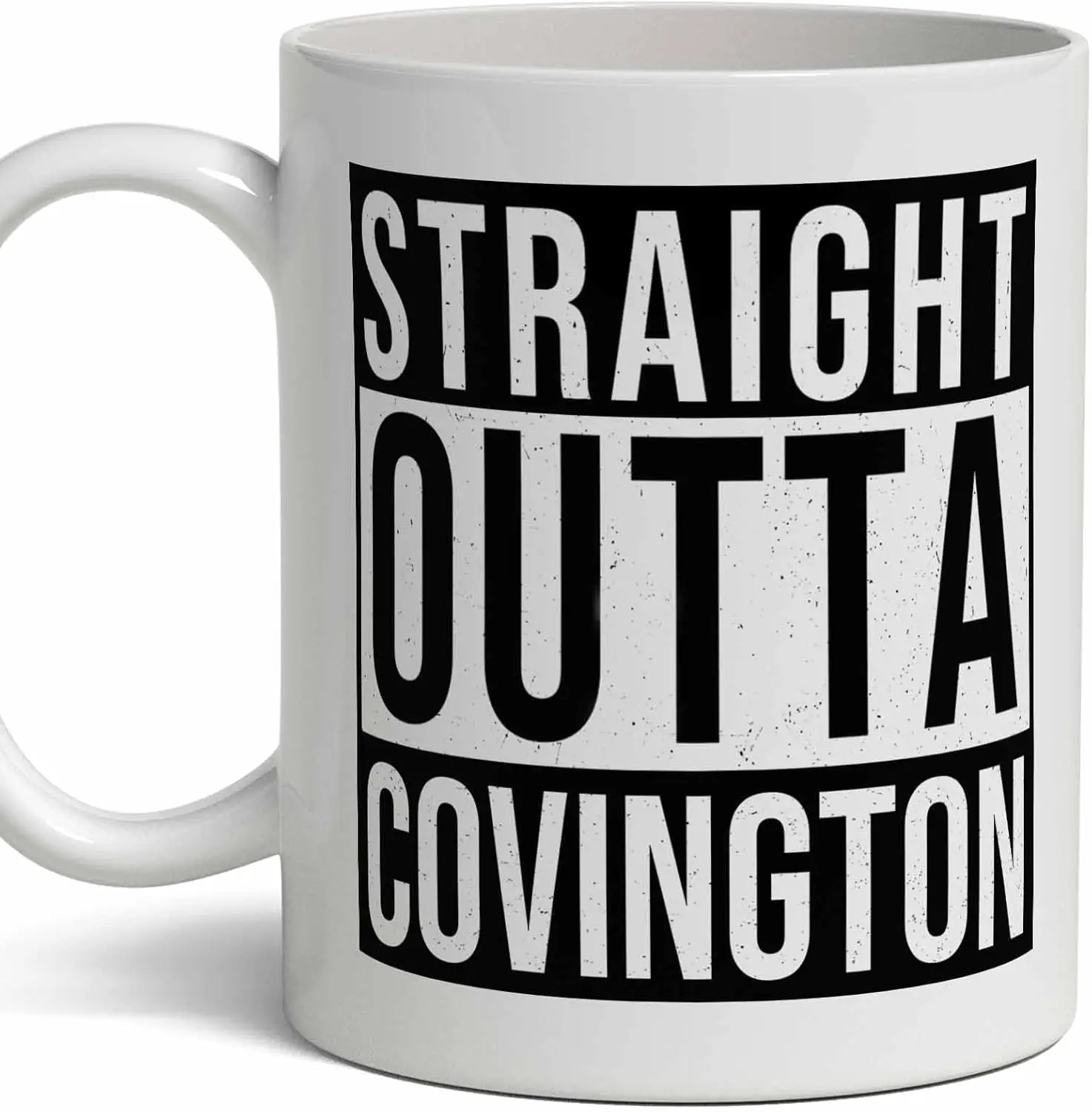Covington фамилия в подарок. Персонализированная кофейная кружка с выдвижным знаком