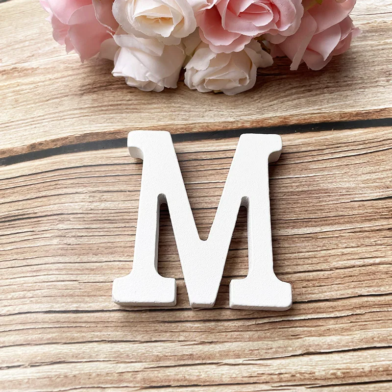 

Деревянные белые буквы для декора