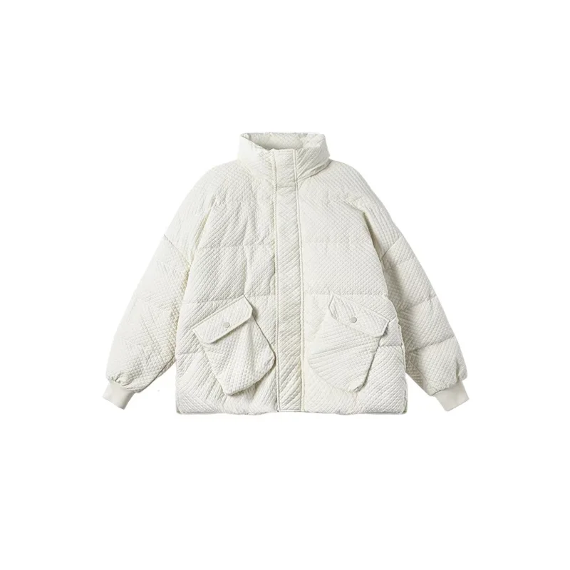 Bread Coat Cotton-Padded Coat for Women 2022 New Winter Korean Style Fashion Small Loose Lapel Design Blouse Fashion