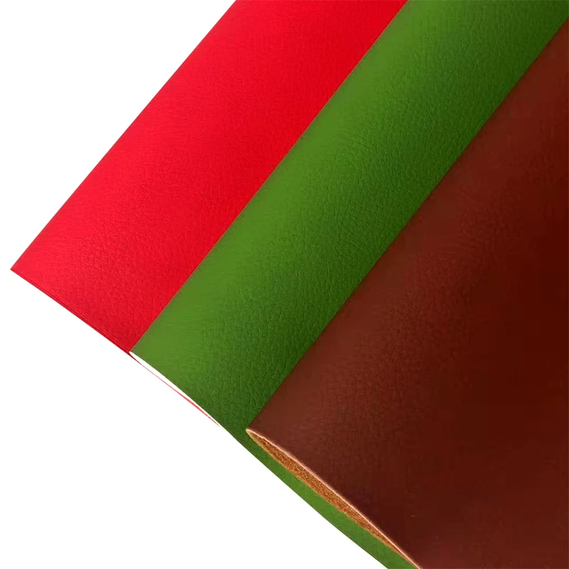 

46x135cm Plain Design Fall/Winter Season Colors Embossed PVC Faux Leather Fabric Sheet for Stitching/DIY Accessories Making