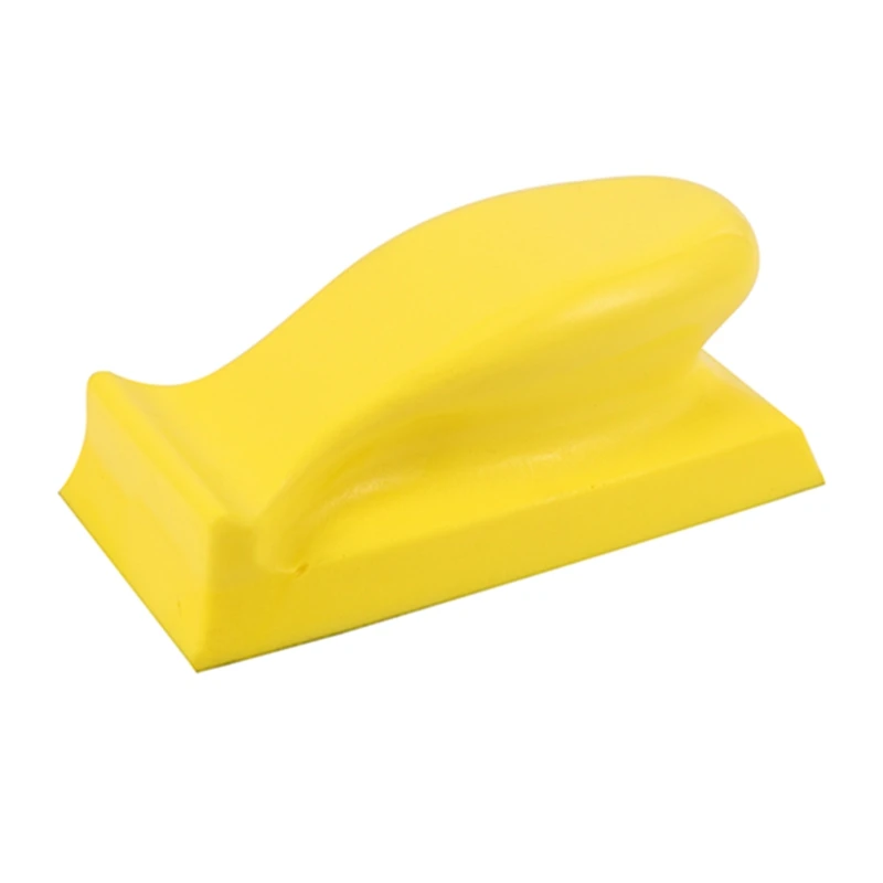 

70X120mm Foam Hand Sanding Block Hand Pad Polishing Pad For Hook And Loop Disc