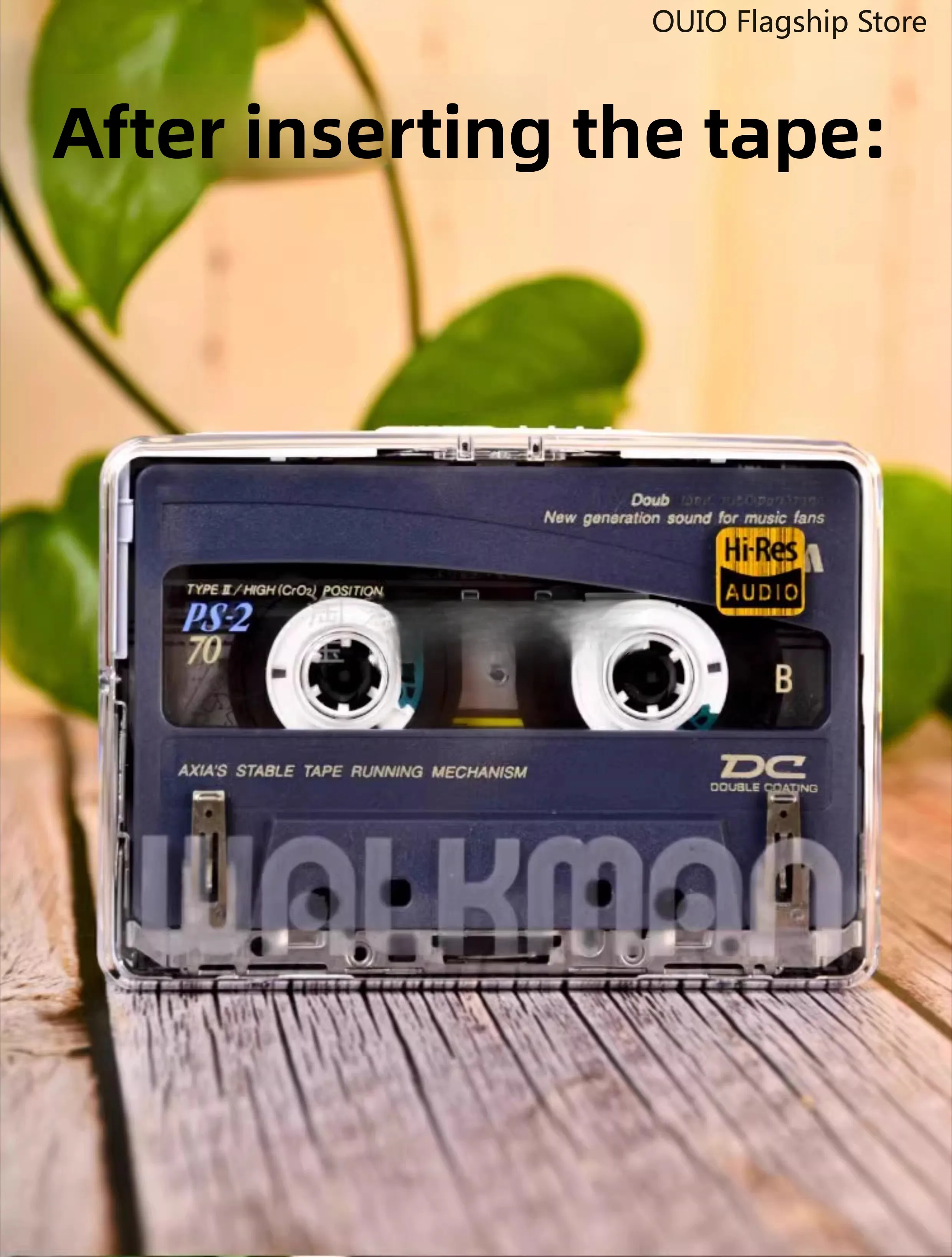 Фото Прозрачный чехол OUIO для Sony Walkman WM-EX600 EX670 EX672 EX677, модифицированный, для самостоятельной сборки №3