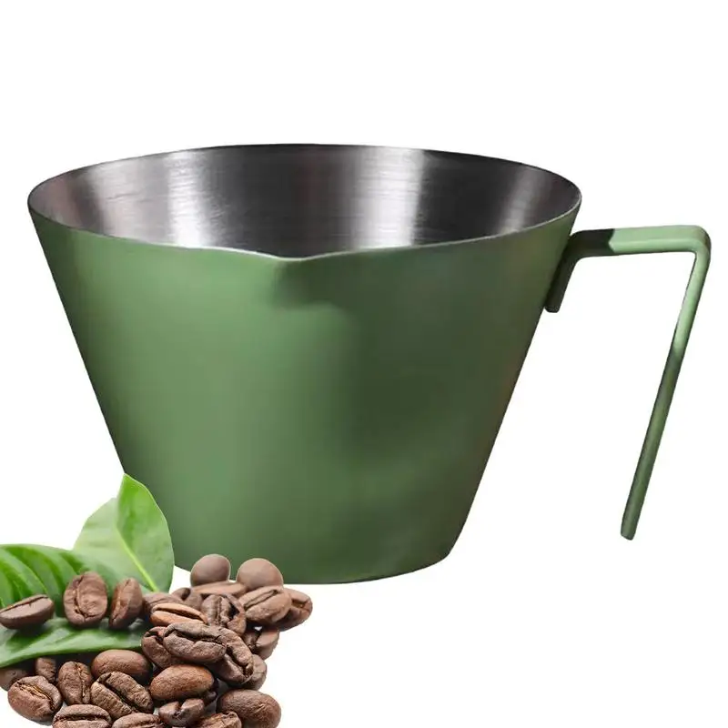 Чашка для эспрессо мерные чашки из нержавеющей стали с ручкой аксессуары кувшин