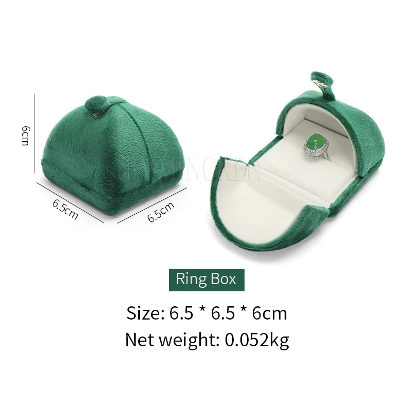 

Бархатная шкатулка для ювелирных изделий с двумя кнопками, Ювелирное Украшение, кольцо, кулон, браслет, жемчужное ожерелье, Свадебная коробка