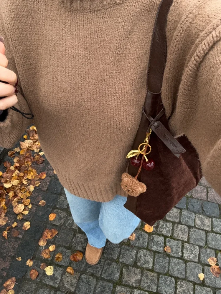 Классический джемпер Kahaki большого размера с высоким воротником для женщин