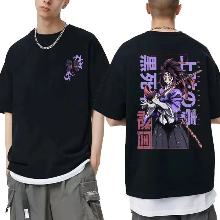 

Japanese Anime Demon Slayer T-shirt summer Men Women High Quality Manga Oversized T Shirts Tsugikuni Michikatsu Graphic Tshirt