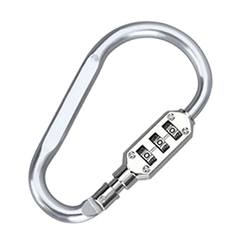 

124B твердый портативный замок для багажа, брелок из цинкового сплава, 3-значный замок для безопасности