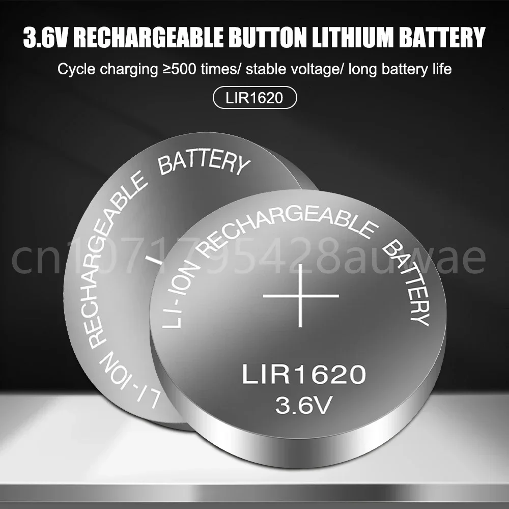 Перезаряжаемые литий-ионные батарейки LIR1620 3 6 В 1-5 шт