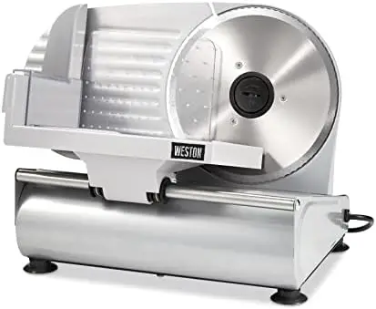 

Cutting Machine, Deli & Food Slicer, Adjustable Slice Thickness, Non-Slip Suction Feet, Removable 7.5" Stainless Steel B