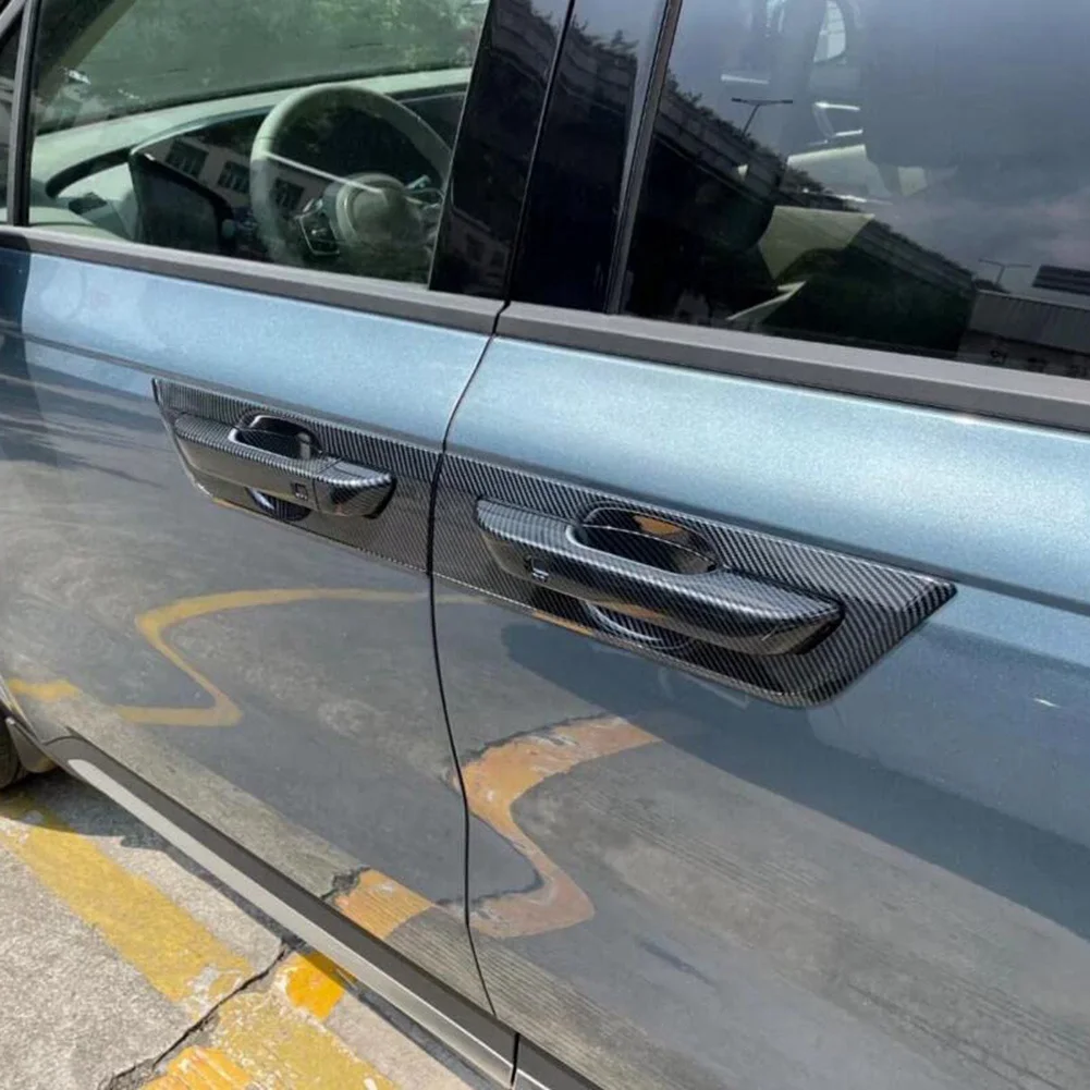Накладка на дверную ручку из углеродного волокна для Kia Carnival KA4 2020 2021 2022
