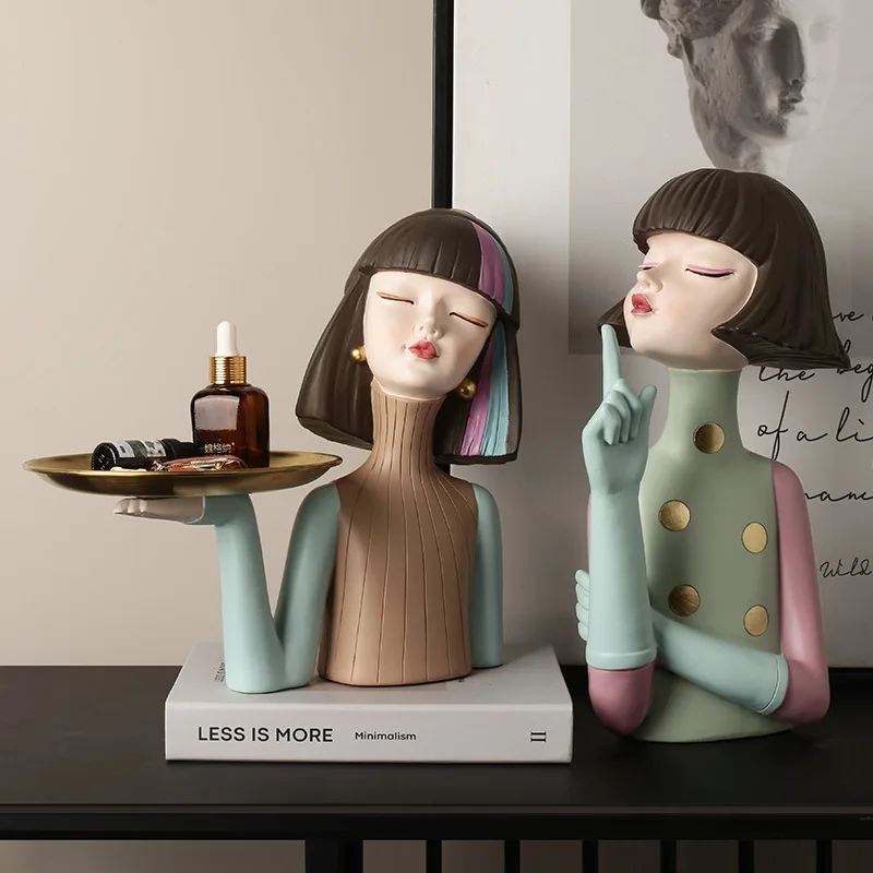 Поднос для хранения в скандинавском стиле креативное украшение входного ключа