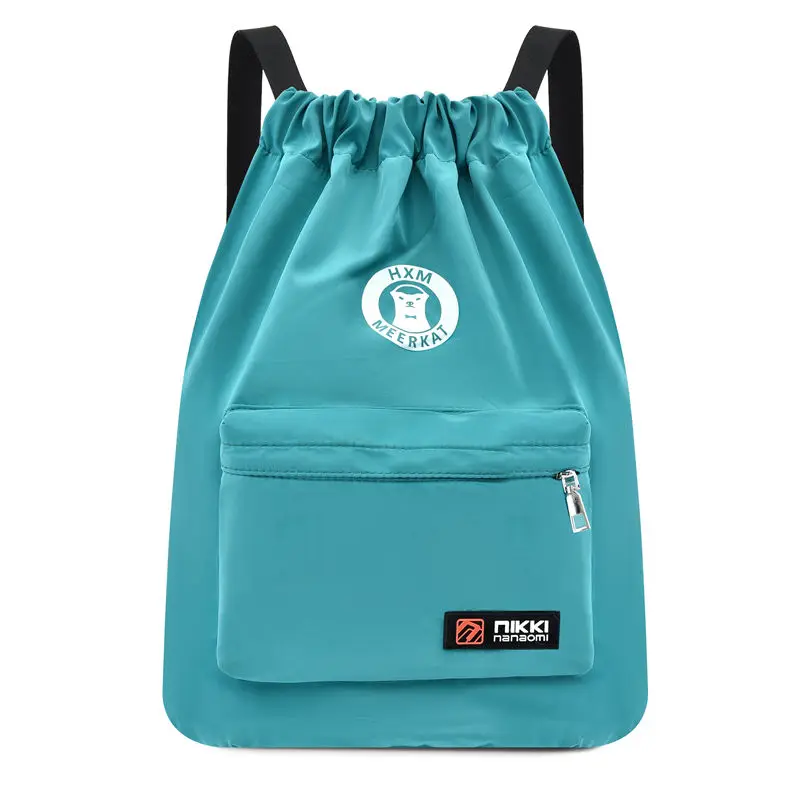 

New Drawstring Backpack Oxford Cloth Travel Large-capacity Backpack Male and Female Students Bundle Pocket Nylon Cloth Bag
