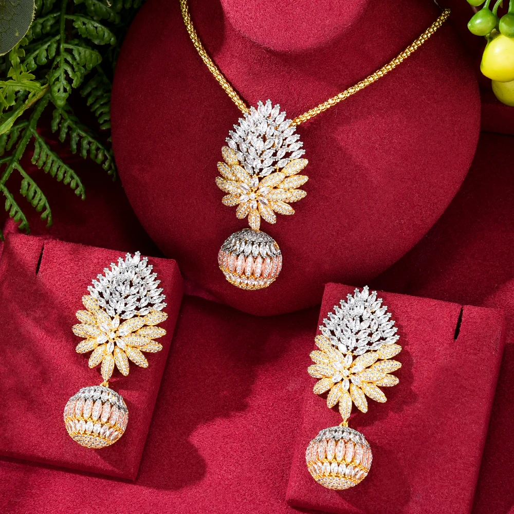 

Новое оригинальное ожерелье GODKI, роскошные серьги, соблазнительная Длинная цепочка, большая Подвеска для женщин, аксессуары для свадебной вечеринки