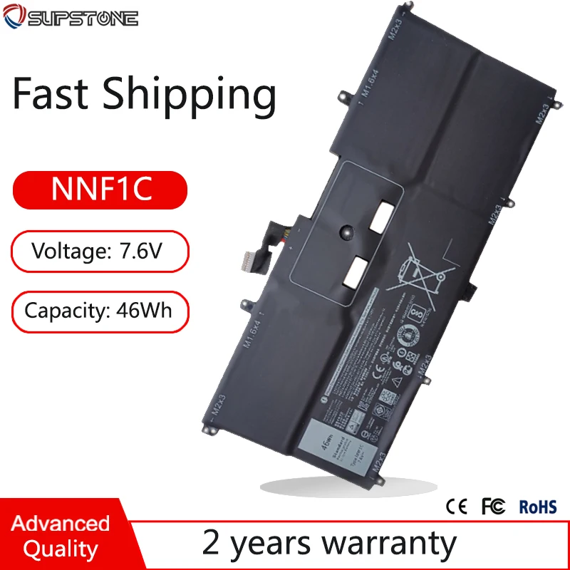 

New NP0V3 NNF1C Laptop Battery For DELL XPS 13 9365 2-IN-1 HMPFH N003X9365-D1516FCN XPS13-9365-D1605TS D1805TS