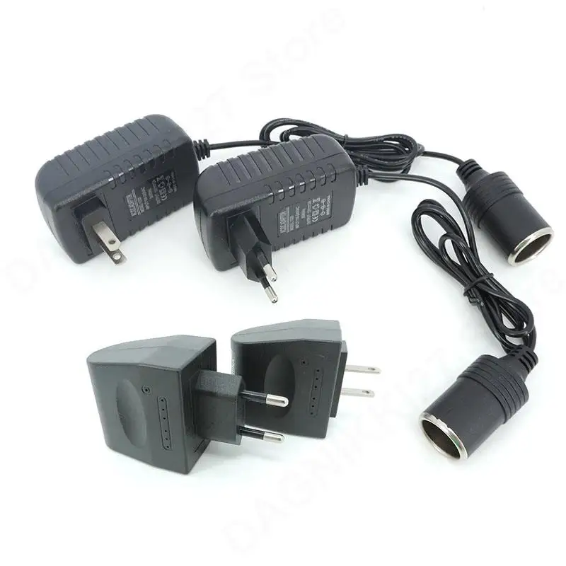AC 220 В в DC 12 0 5а 1a 2a адаптер автомобильного прикуривателя вилка европейского