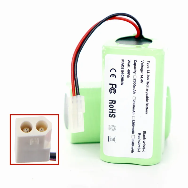 

18650 14.4v/14.8v 2600mAh Li-ion Battery For Xiaomi G1 MI Robot Vacuum-Mop Essential MJSTG1 Robot Vacuum Cleaner Accessories