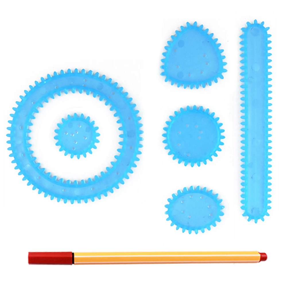 Набор шаблонов для рисования геометрических спиралей "Новинка".