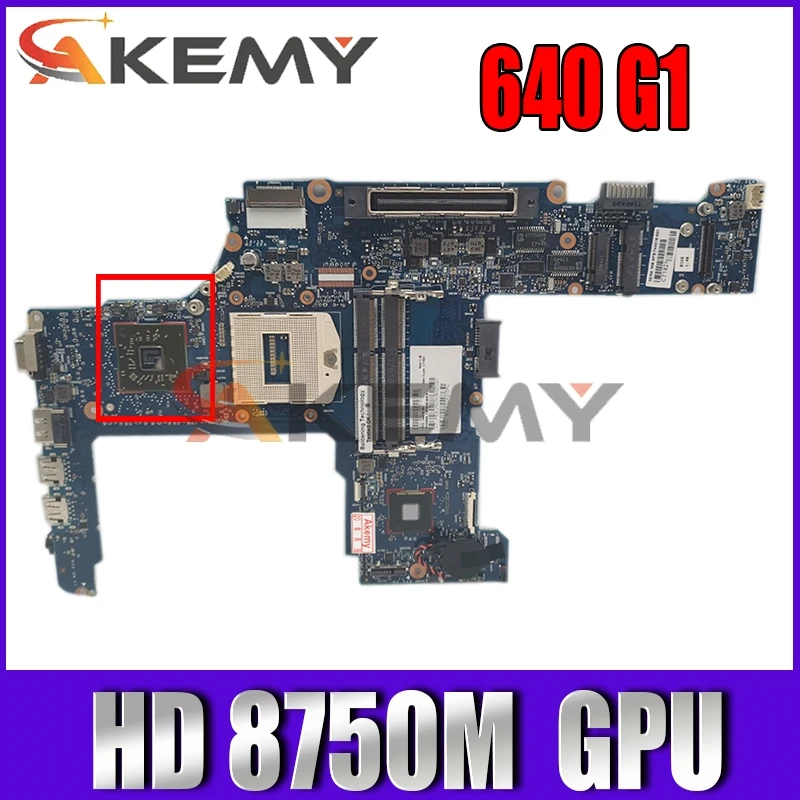 

For HP 640 G1 650 G1 Laptop motherboard 744010-001 6050A2566402-MB-A04 PGA947 GPU HD 8750M 100% test work SR17C