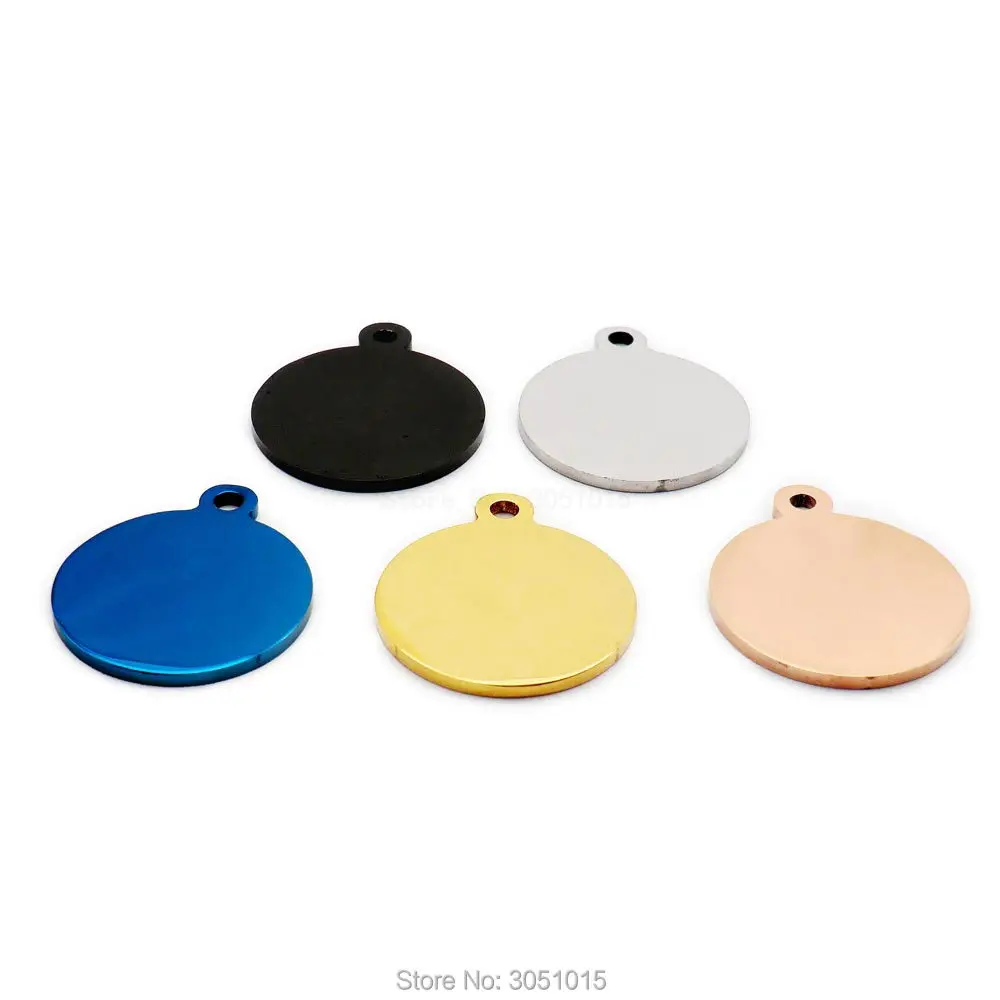 Оптовая продажа 20 шт нержавеющая сталь индивидуальная бирка для собак кошек