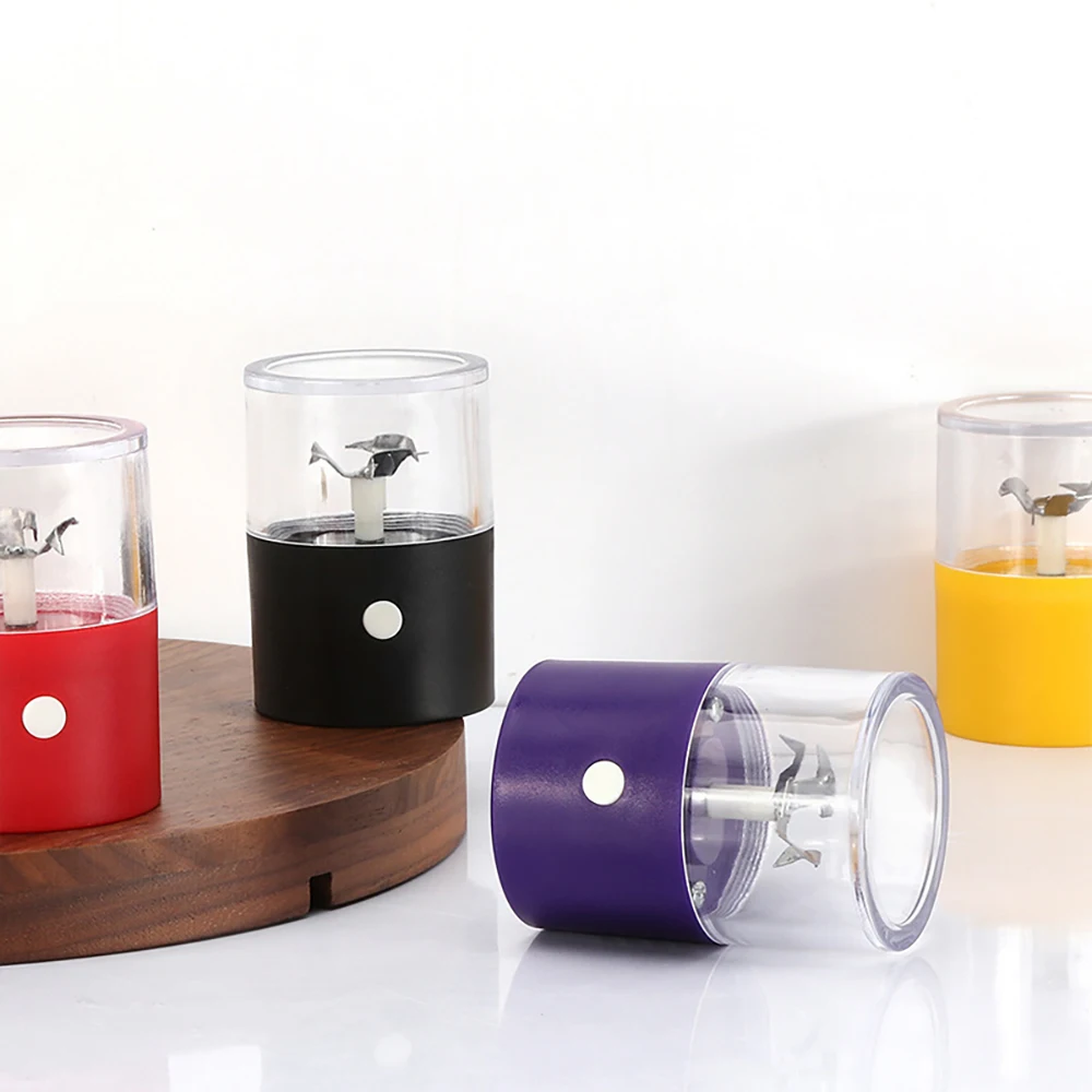 Портативное Мощное Зеркало С Зарядкой Через USB Дизайнерская Мельница Для Трав