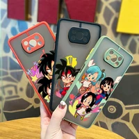 anime dbz dragon ball for xiaomi mi 11t 11 10 ultra pro lite note10 poco x3 f3 gt nfc m3 frosted translucent phone case fundas