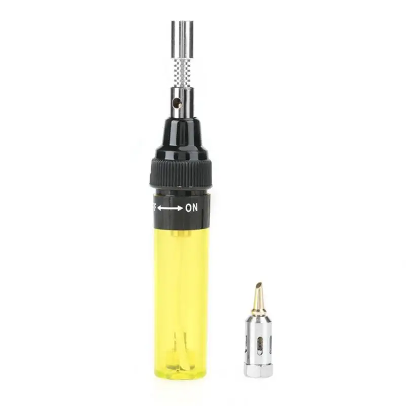 Cordless Butane Gas Blow Torch Soldering Iron Gun Welding Pen Tool 1300 Degree Green Blue Yellow Red Optional discount | Инструменты