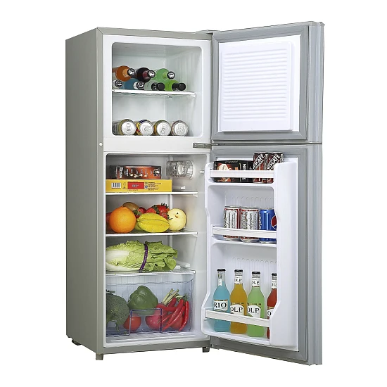 

112L Hot Sales Double Doors Top Freezer American Fridge Commercial Home Refrigerator